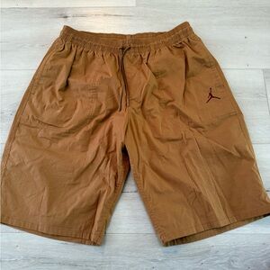 Jordan Men's Tan Athletic Shorts